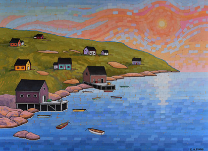 Brickilism™ painting by E.A. Evans